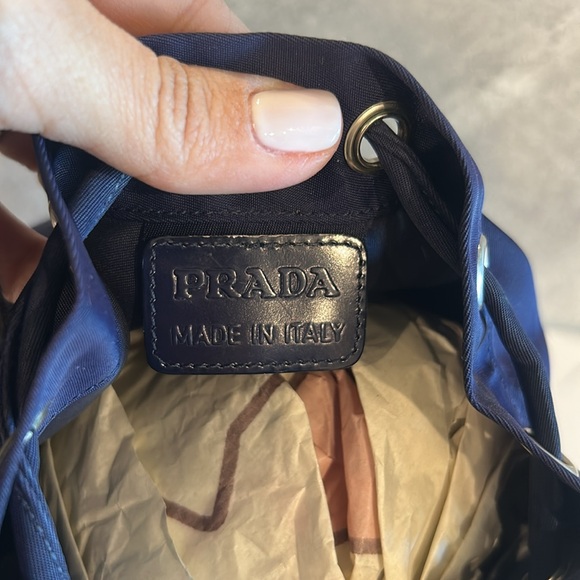 Prada Pouch in Navy - Picture 6 of 6